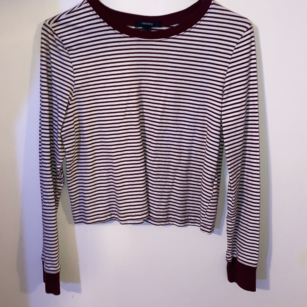 Forever 21 long sleeve crop top